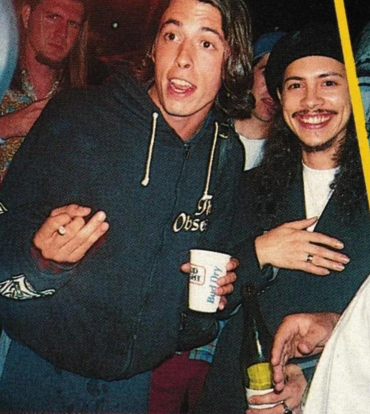 dave grohl and kirk - Bud Dry Obse 16